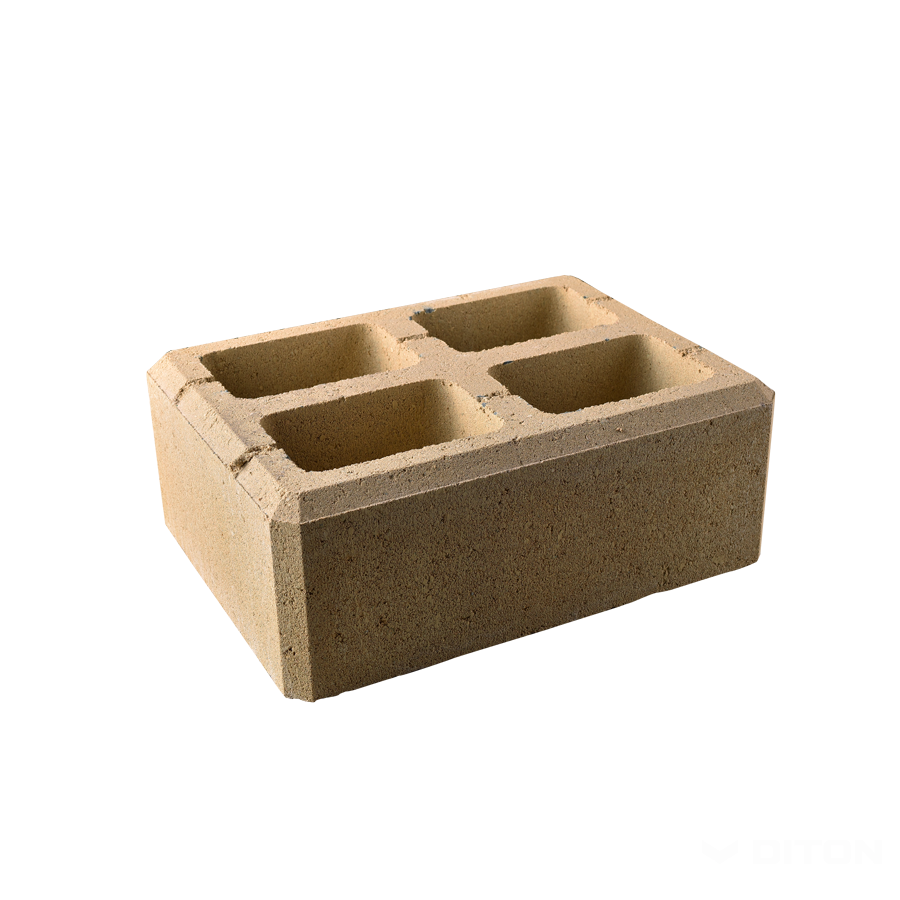 Diton Tvárnice plotová Viso 400×300×150 mm sloupková melír písková (40)