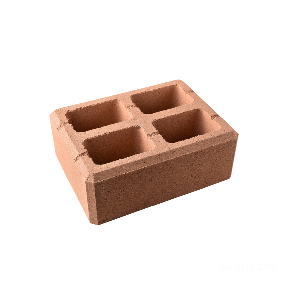 Diton Tvárnice plotová Viso 400×300×150 mm sloupková melír cihlová (40)