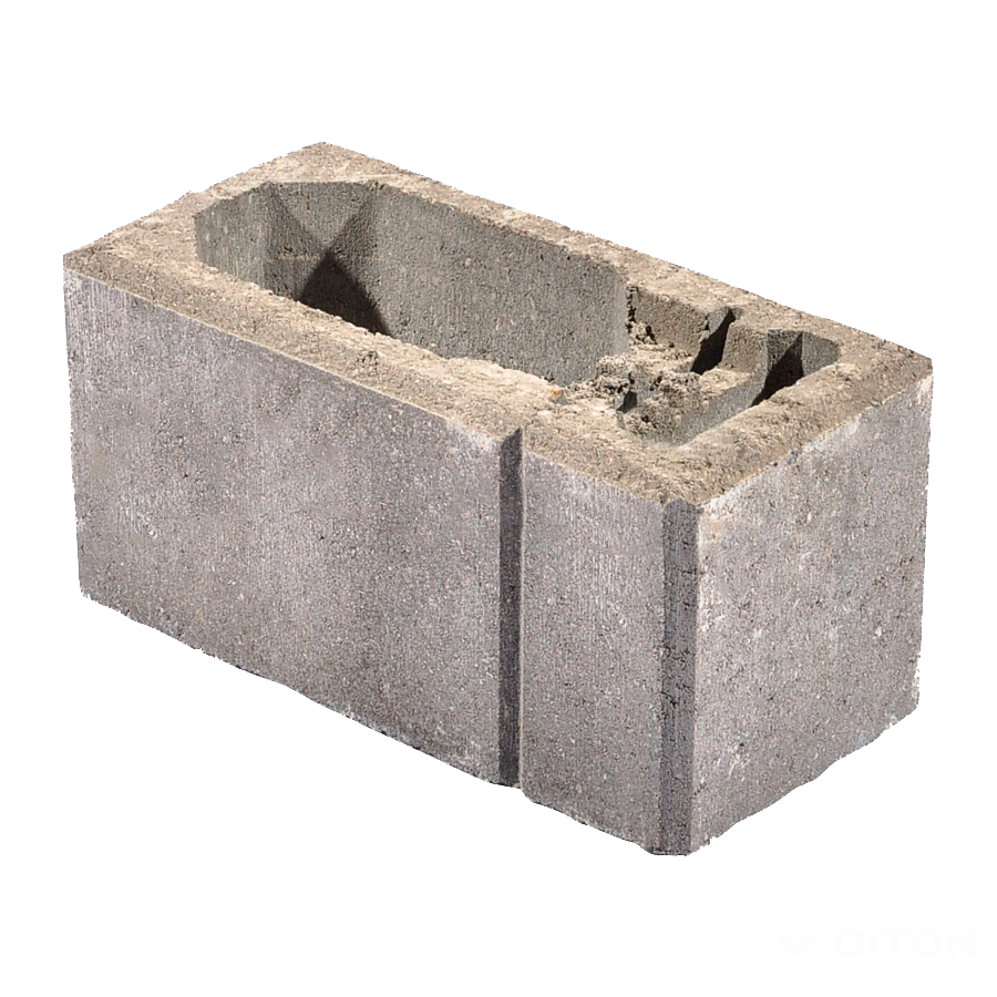 Diton Tvárnice plotová Venezia 390×190×190 mm sloupková melír přírodní (60)