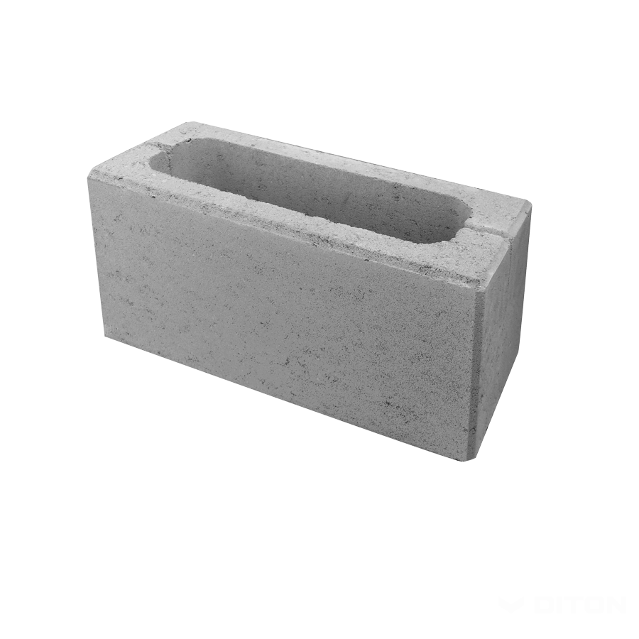 Diton Tvárnice plotová Hladká 385×190×190 mm přírodní (75)