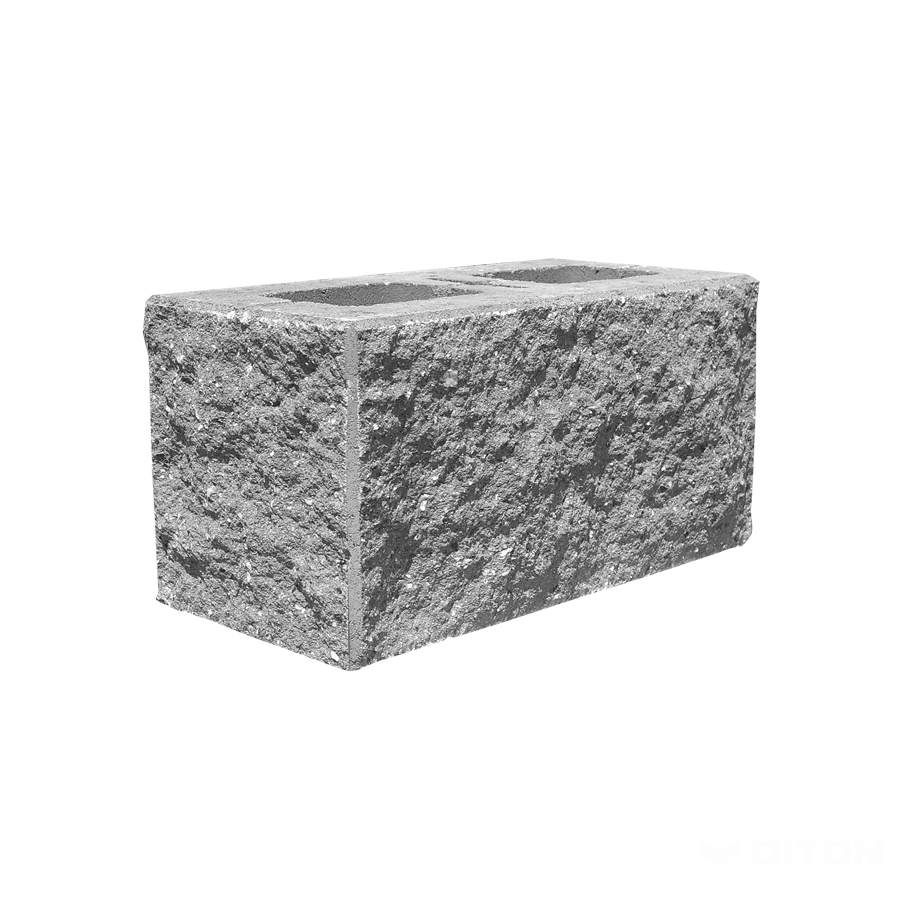 Diton Tvárnice plotová D1 385×190×190 mm třístranná přírodní (50)