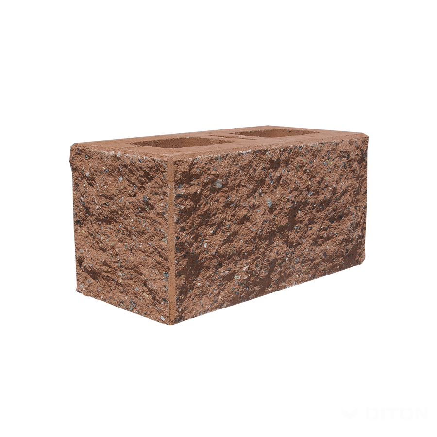 Diton Tvárnice plotová D1 385×190×190 mm třístranná karamelová (50)