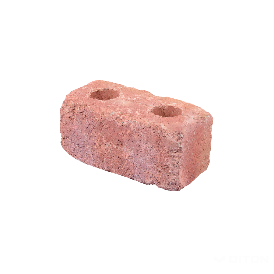 Diton Blok zdicí History 390×190×190 mm základní kámen červený (48)