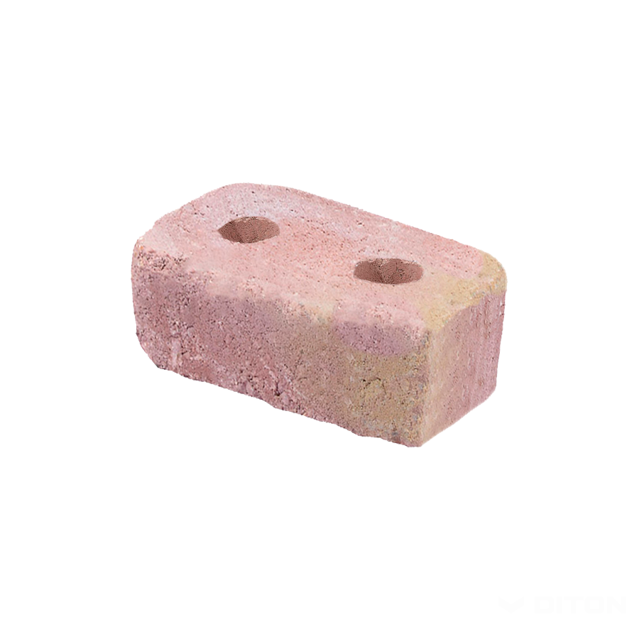 Diton Blok zdicí History 390×190×190 mm základní kámen červeno-okrový (48)