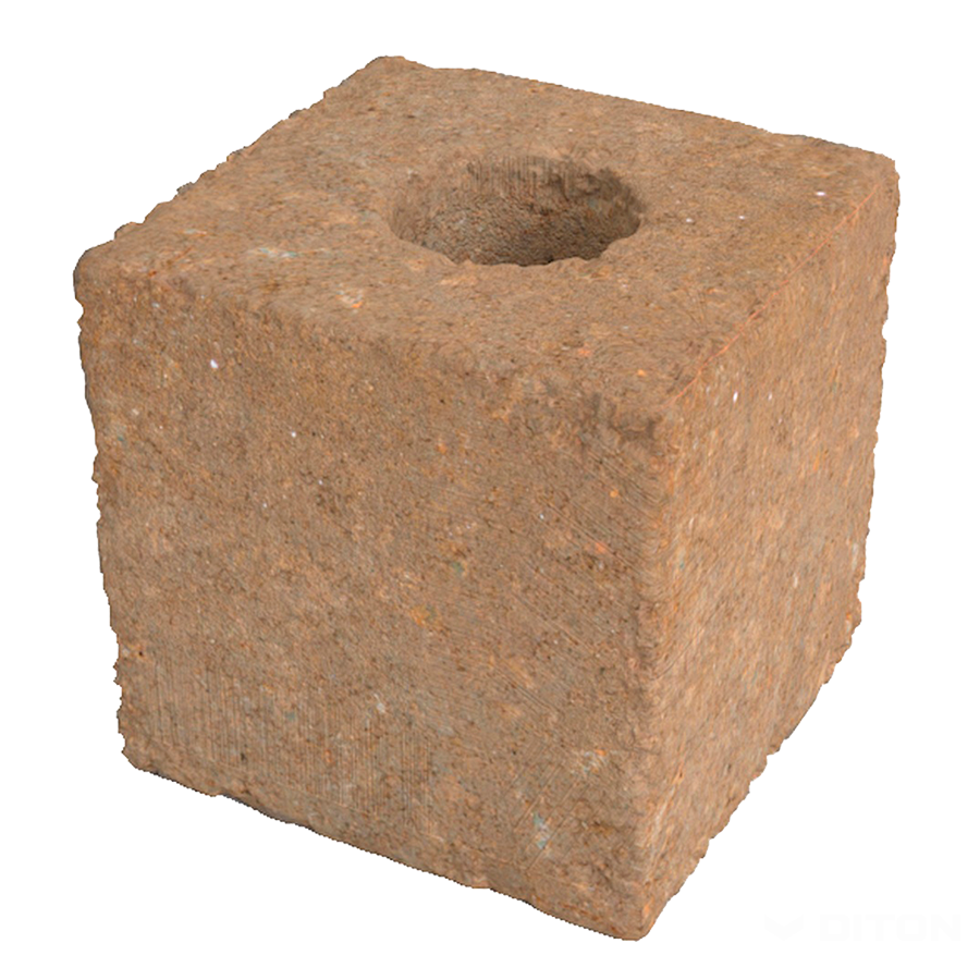 Diton Blok zdicí History 190×190×190 mm základní kámen poloviční pískový (96)