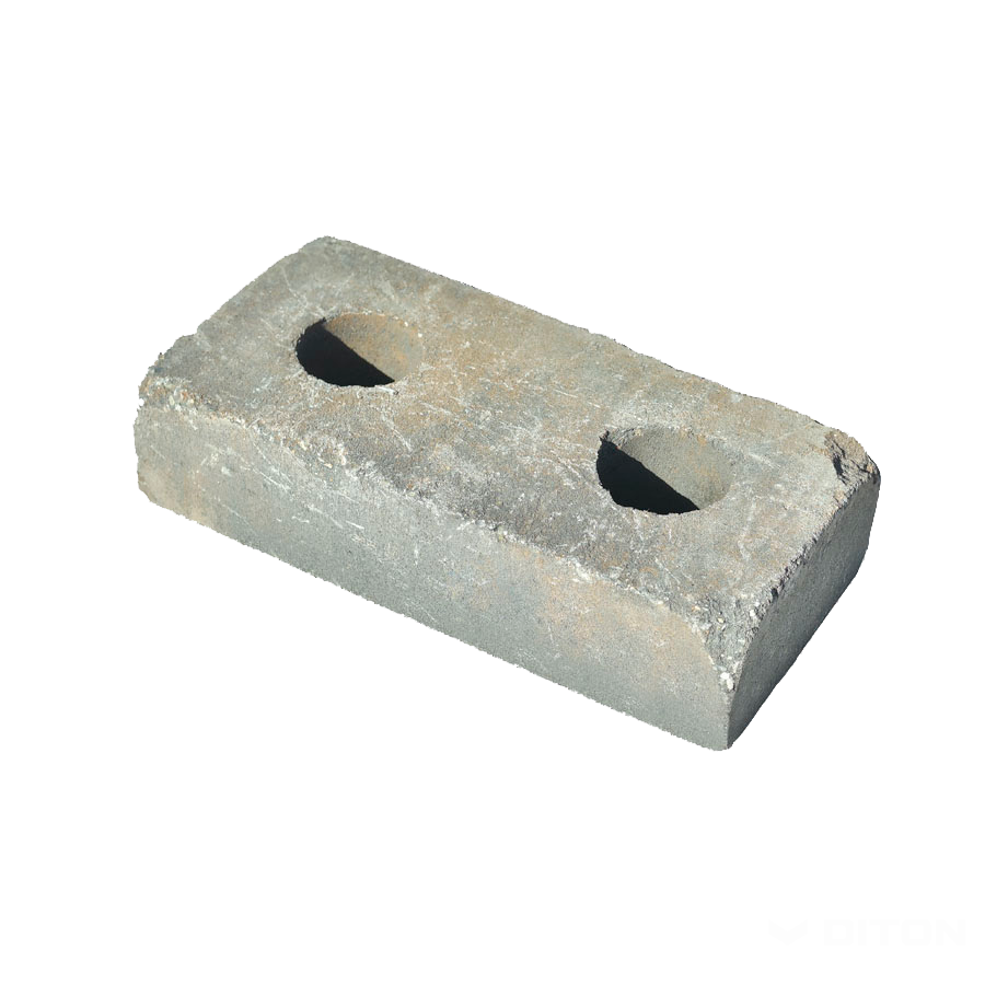 Diton Blok zdicí History 390×190×90 mm nízký kámen s otvory tampico (96)