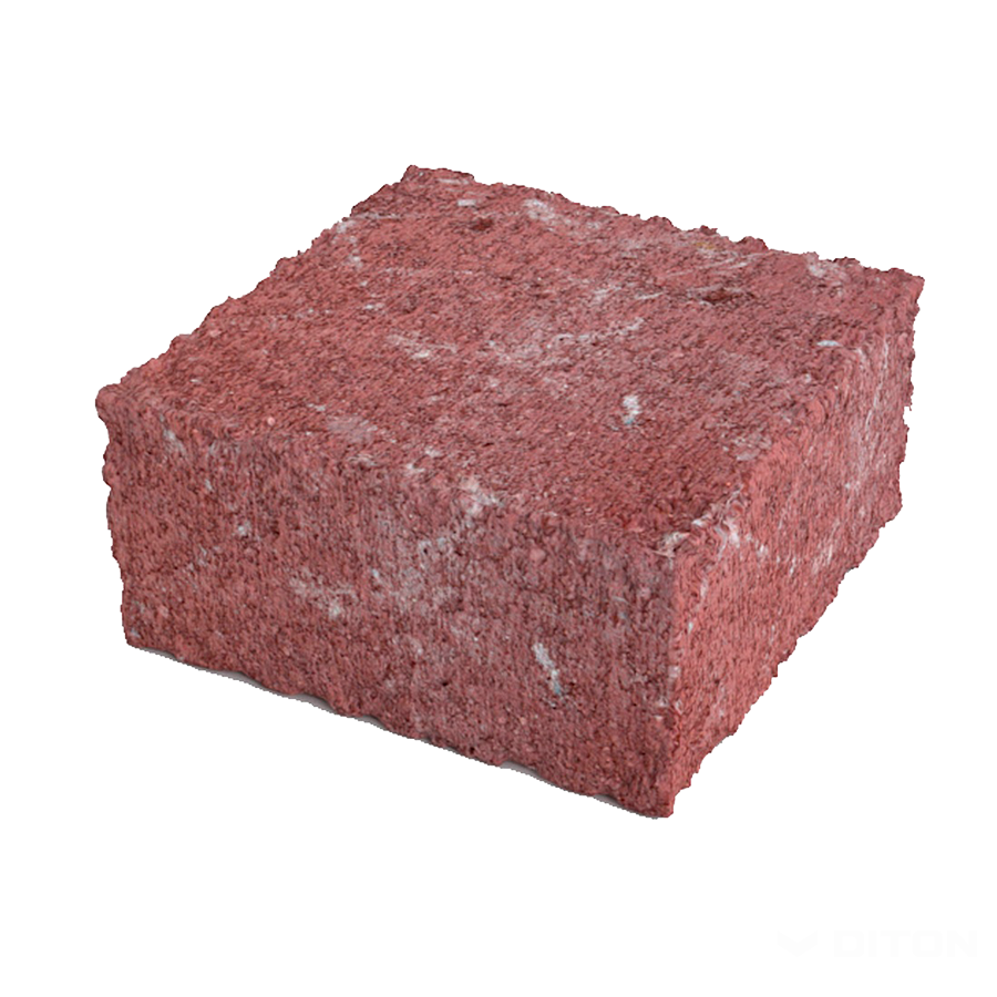 Diton Blok zdicí History 190×190×90 mm nízký kámen poloviční červený (192)