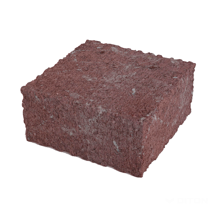 Diton Blok zdicí History 190×190×90 mm nízký kámen poloviční hnědý (192)