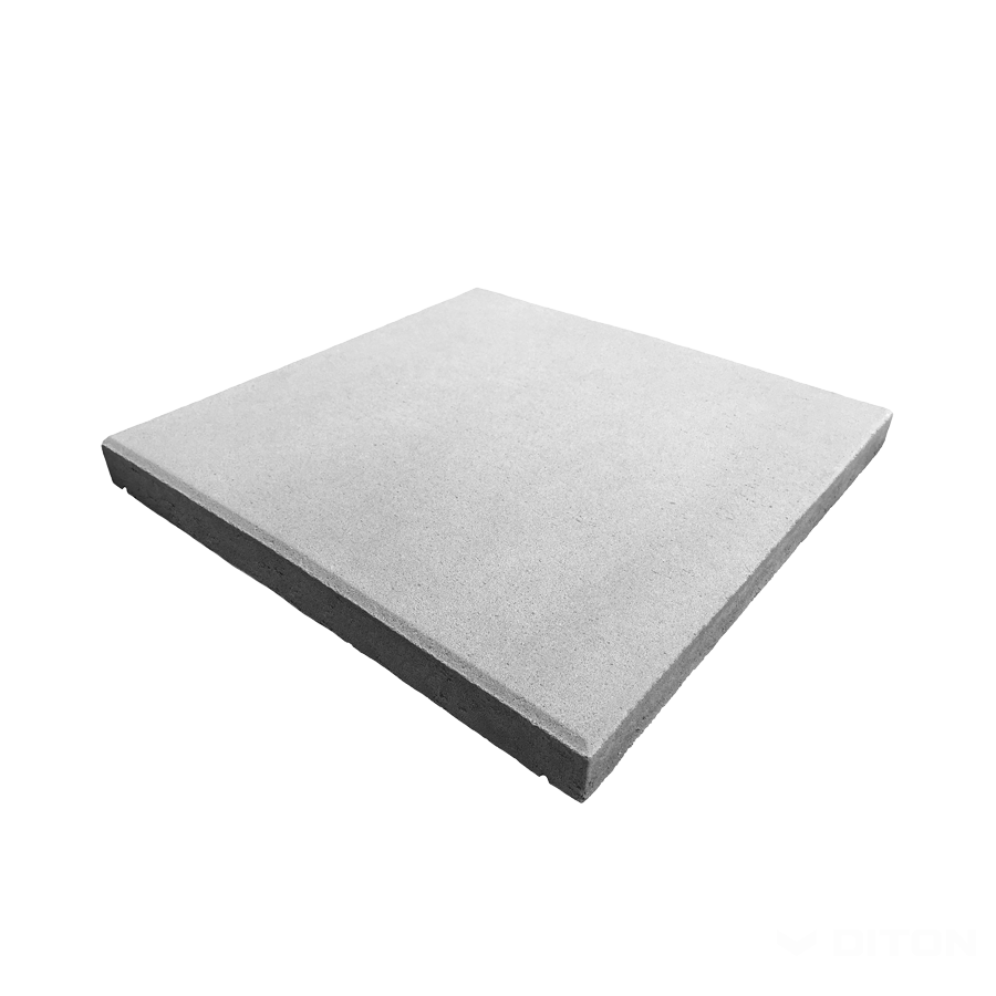 Diton Stříška plotová 50 500×500×55 mm sloupková průběžná bílá (40)