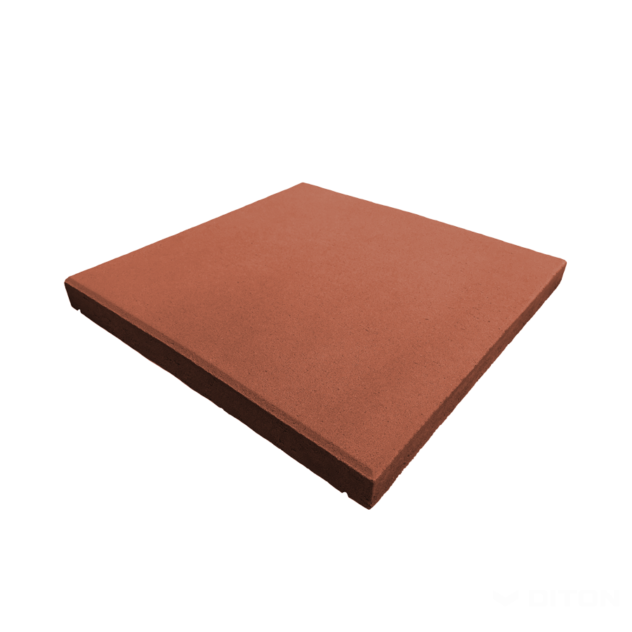 Diton Stříška plotová 50 500×500×55 mm sloupková průběžná červená (40)