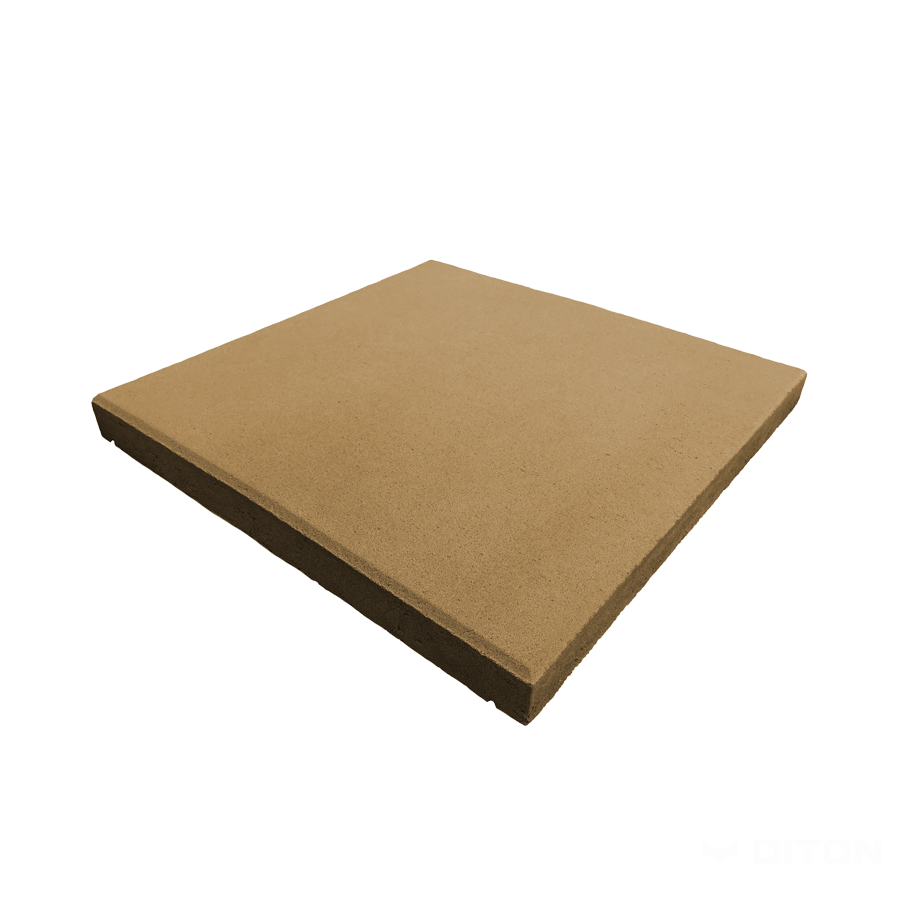 Diton Stříška plotová 50 500×500×55 mm sloupková průběžná okrová (40)