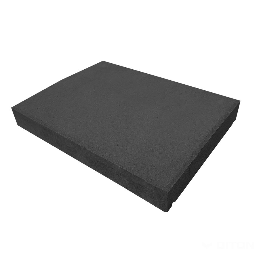 Diton Stříška plotová 30 400×300×55 mm průběžná černá (80)