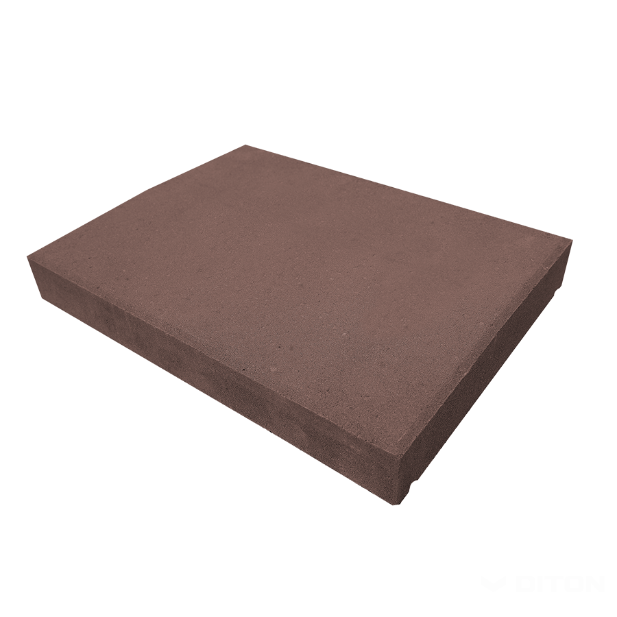 Diton Stříška plotová 30 400×300×55 mm průběžná hnědá (80)