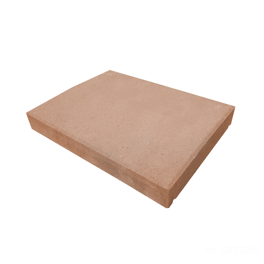 Diton Stříška plotová 40 500×400×50 mm průběžná cihlová (60)