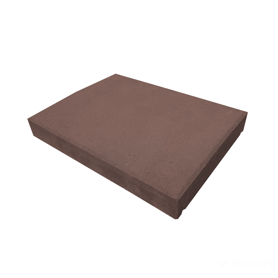 Diton Stříška plotová 40 500×400×50 mm průběžná hnědá (60)