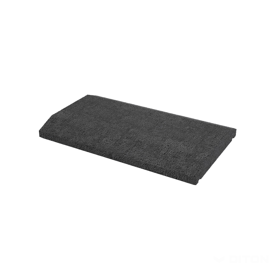 Diton Stříška plotová Universal 30 500×300×55 mm průběžná černá (80)