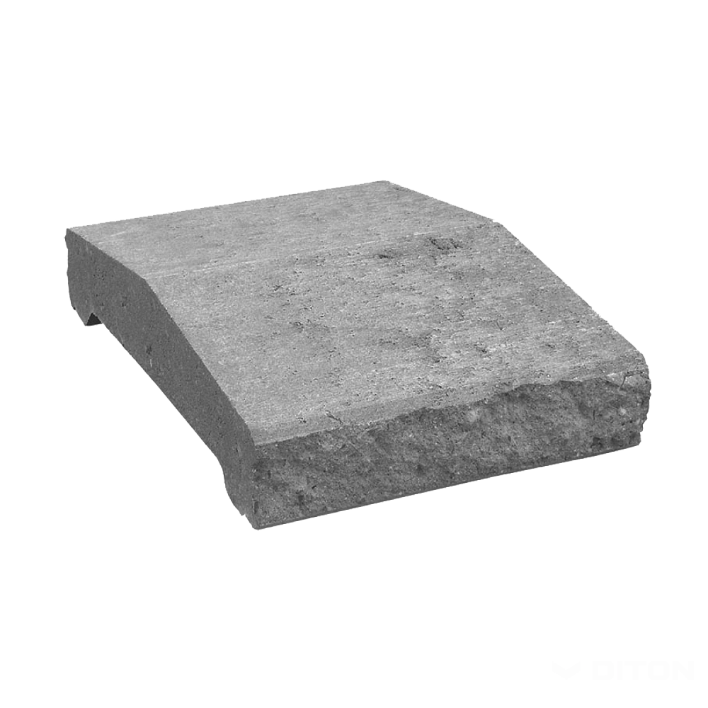 Diton Stříška plotová 30 200×300×70 mm průběžná štípaná přírodní (120)