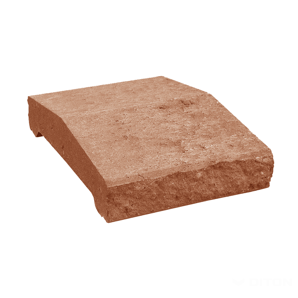 Diton Stříška plotová 30 200×300×70 mm průběžná štípaná cihlová (120)