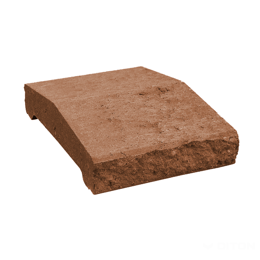 Diton Stříška plotová 30 200×300×70 mm průběžná štípaná karamelová (120)