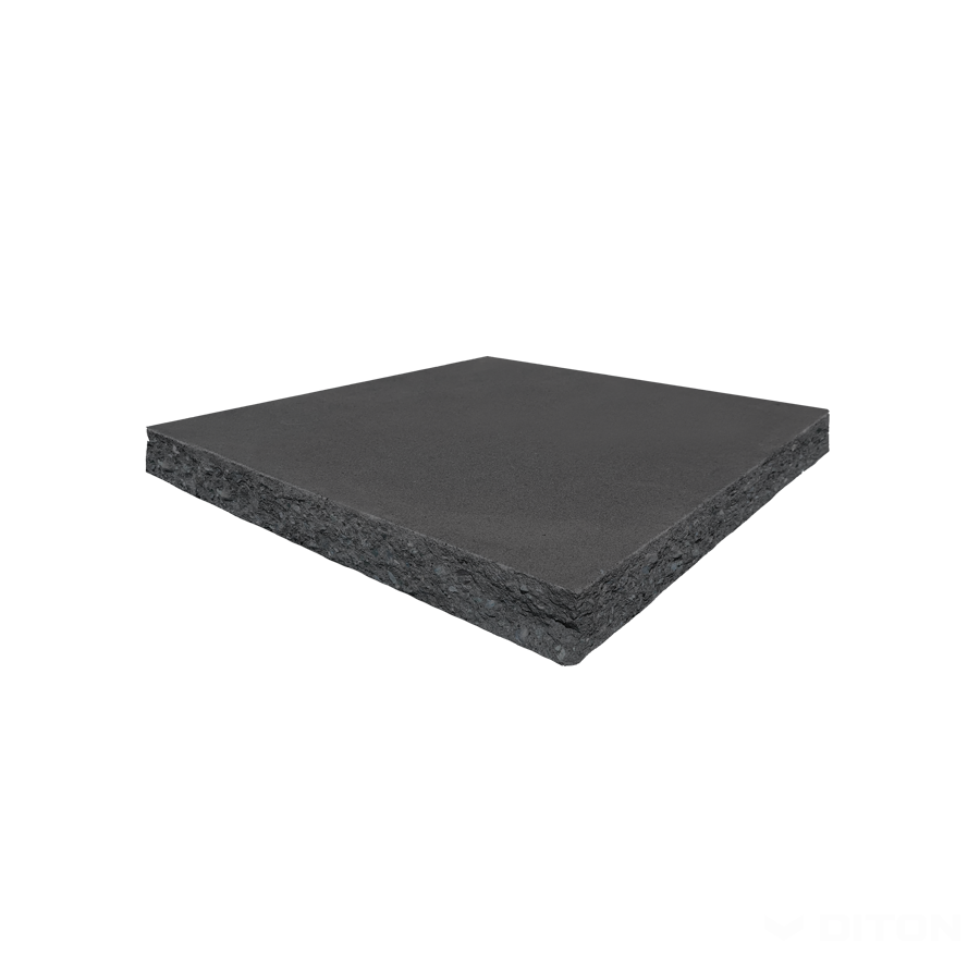 Diton Stříška plotová ZD 450×450×50 mm sloupková štípaná černá (48)