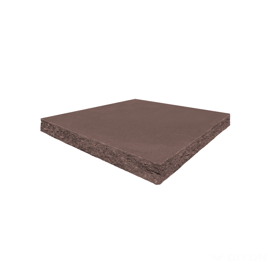 Diton Stříška plotová ZD 450×450×50 mm sloupková štípaná hnědá (48)