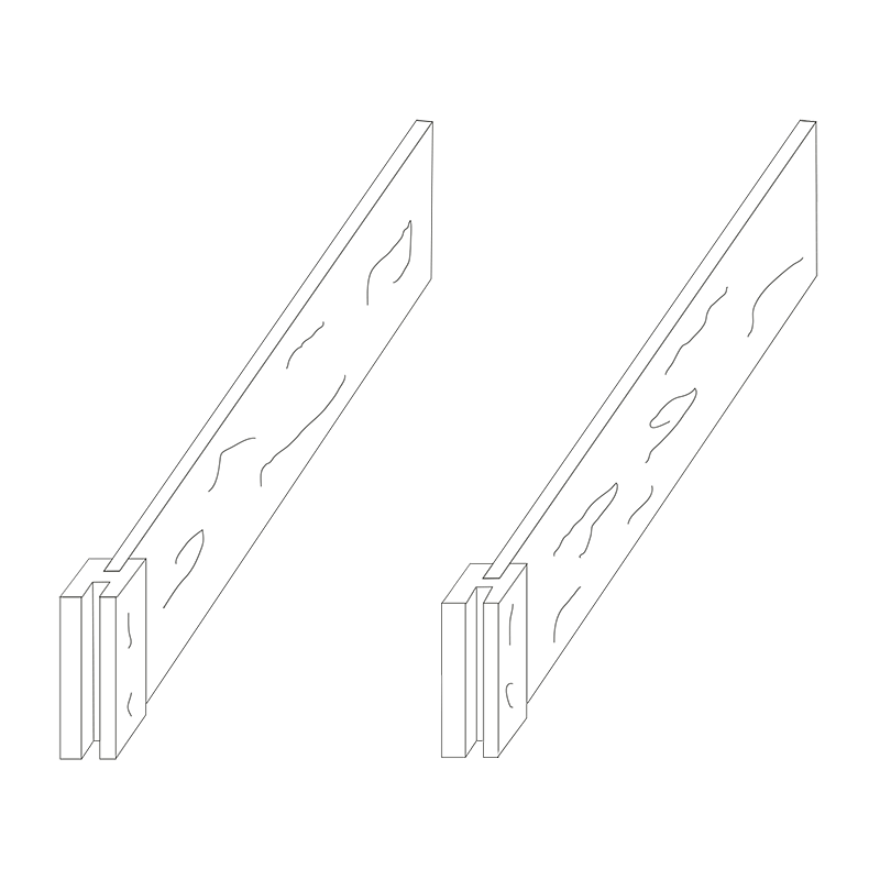 Ferobet Záhon betonový - prodlužovací set 40 2000×1000×400 mm natur reliéfní staré dřevo