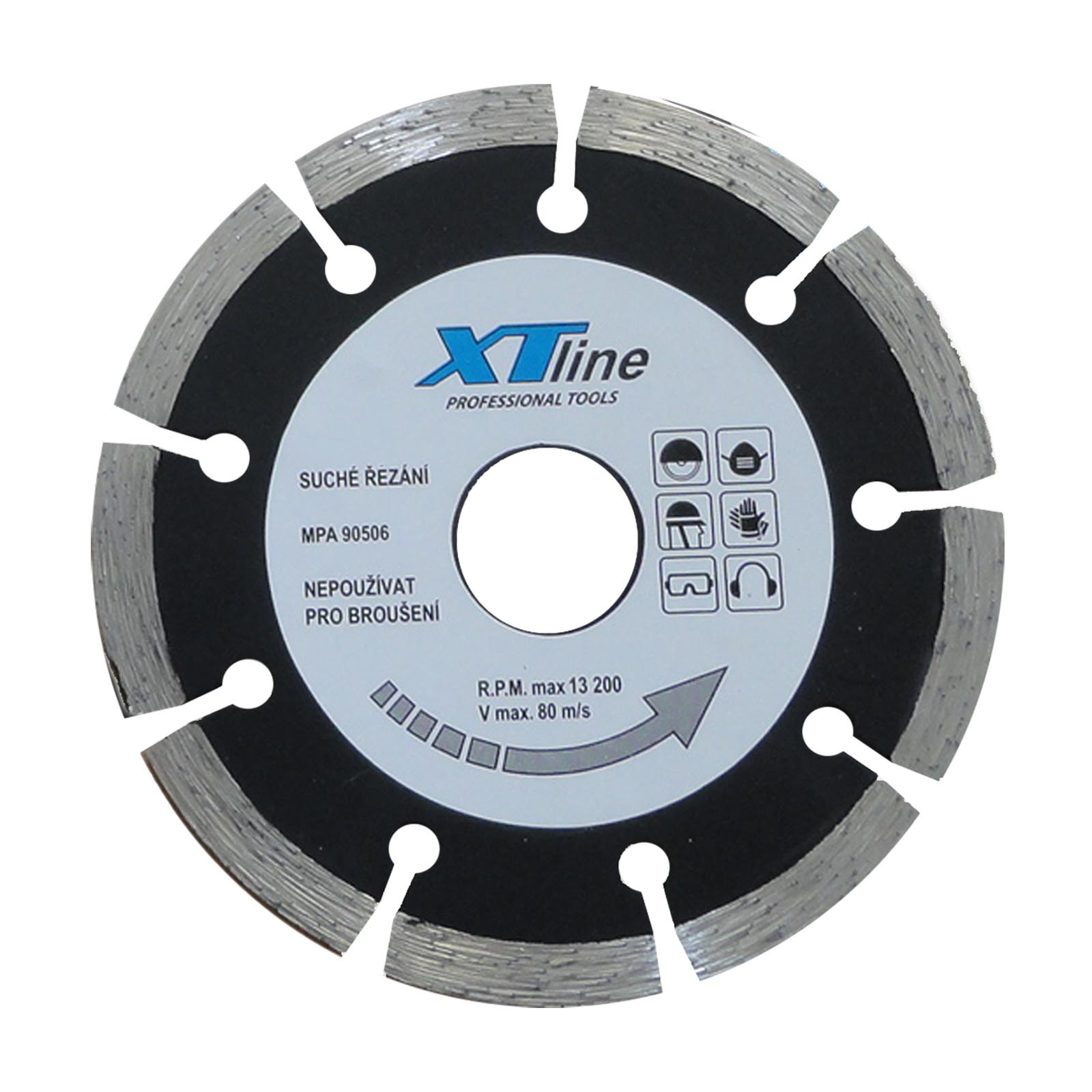 XTline Kotouč diamantový segmentový | 125x2,1x22,2 mm