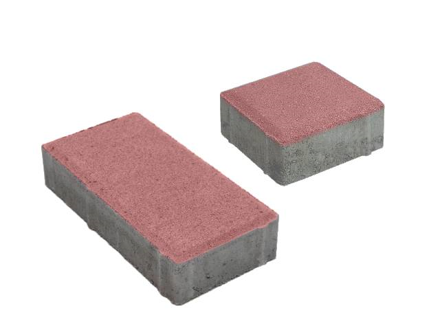 Presbeton Dlažba betonová Holland I. 40 mm skladba hladká červená (17,28)