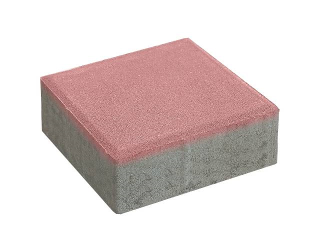 Presbeton Dlažba betonová Holland III. 80 mm hladká červená (9,6)