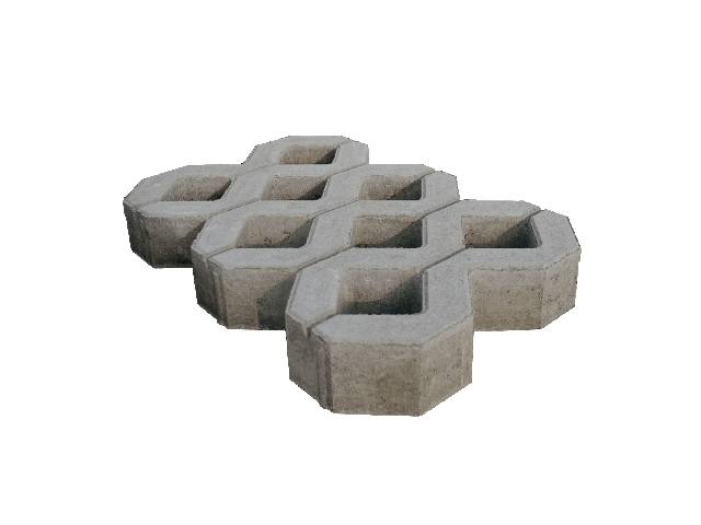 Presbeton Dlažba zatravňovací TBX 400×600×80 mm hladká přírodní (40)