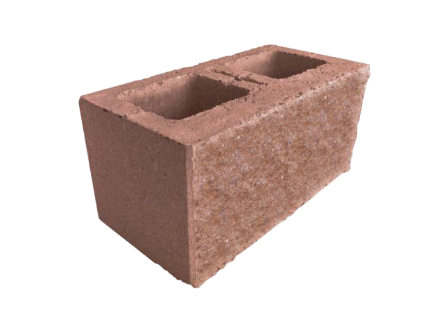 Presbeton Tvarovka plotová Face Block HX 2/19B 390×200×190 mm štípaná hnědá (57)