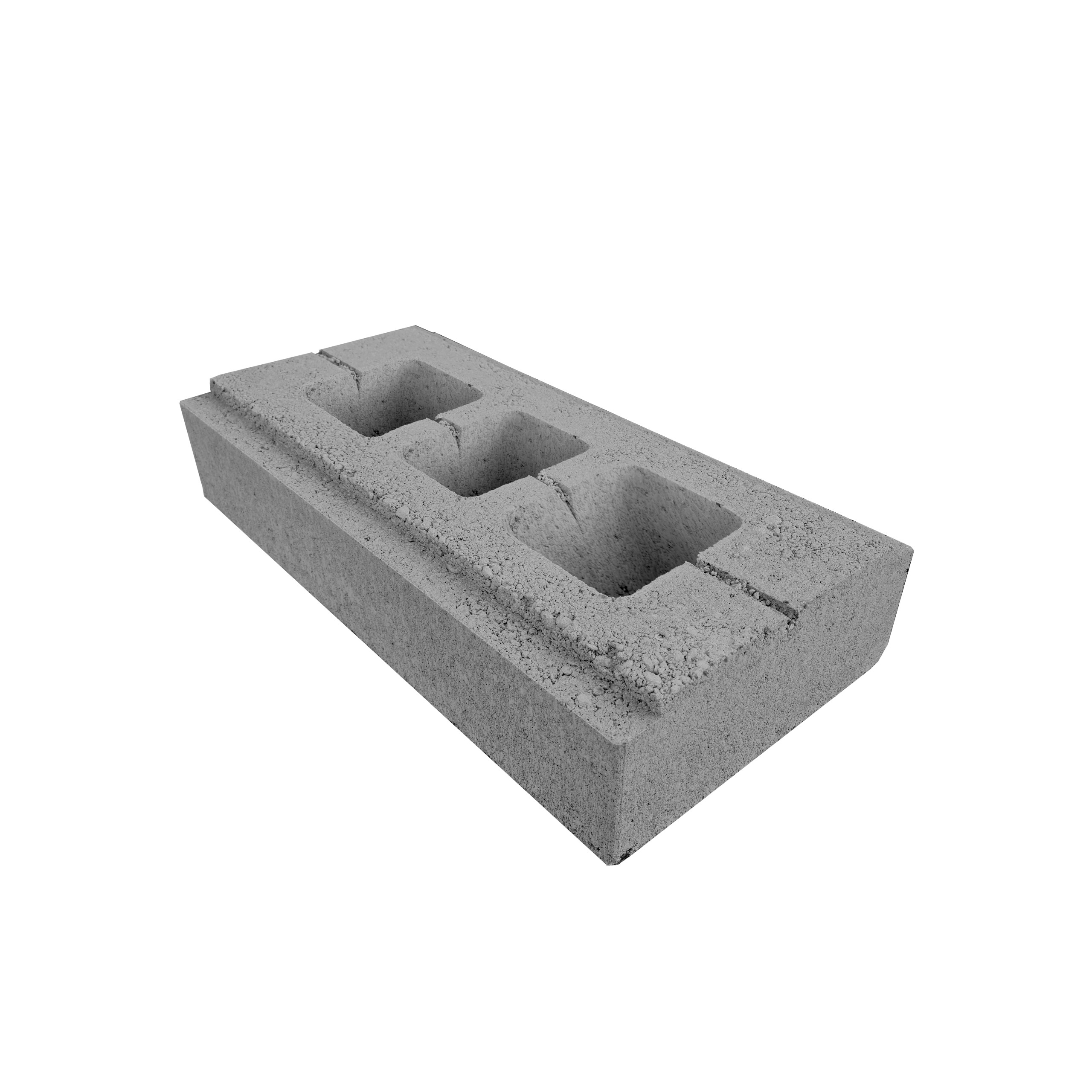 Presbeton Tvarovka plotová Line Block LB 60/30/R 600×300×120 mm hladká přírodní (42)
