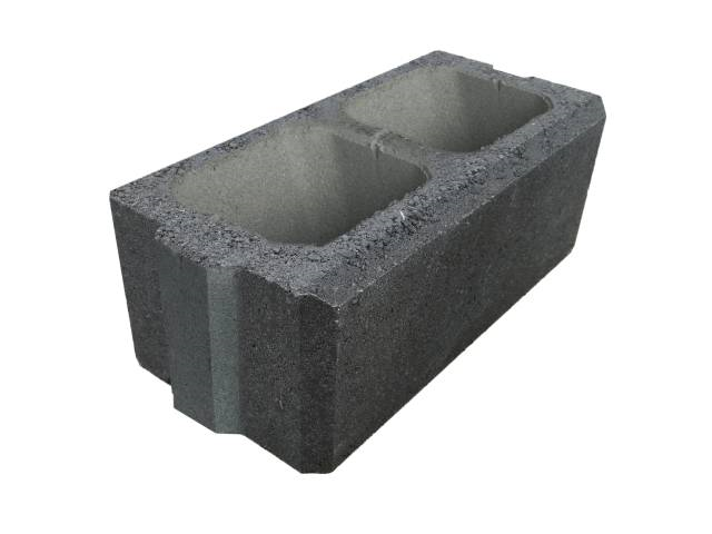 Presbeton Tvarovka plotová Simple Block HX 1/20/AF 400×200×150 mm hladká černá (84)