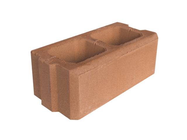 Presbeton Tvarovka plotová Simple Block HX 1/20/AF 400×200×150 mm hladká hnědá (84)