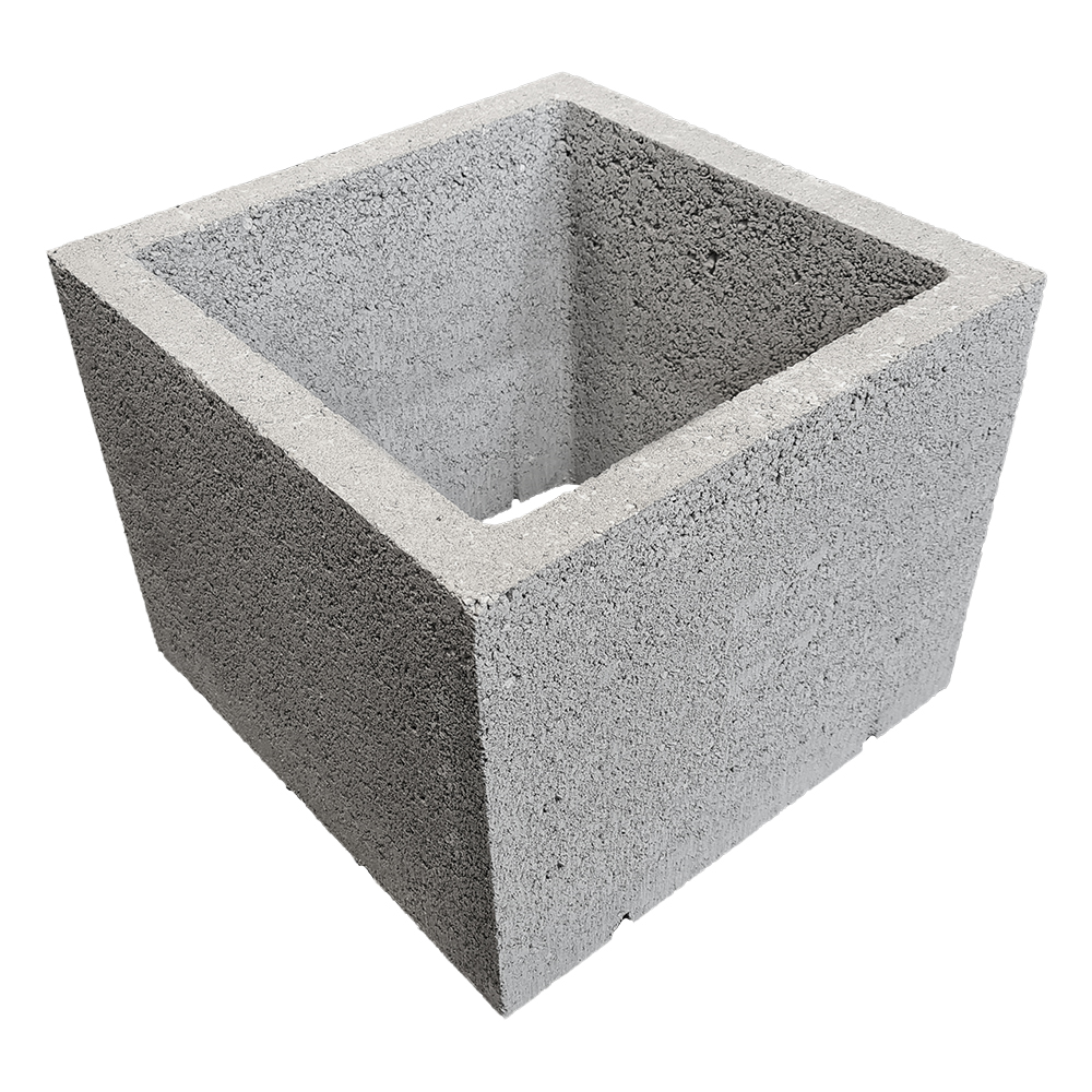 Presbeton Tvarovka sloupková ST 300×300×250 mm hladká přírodní (45)