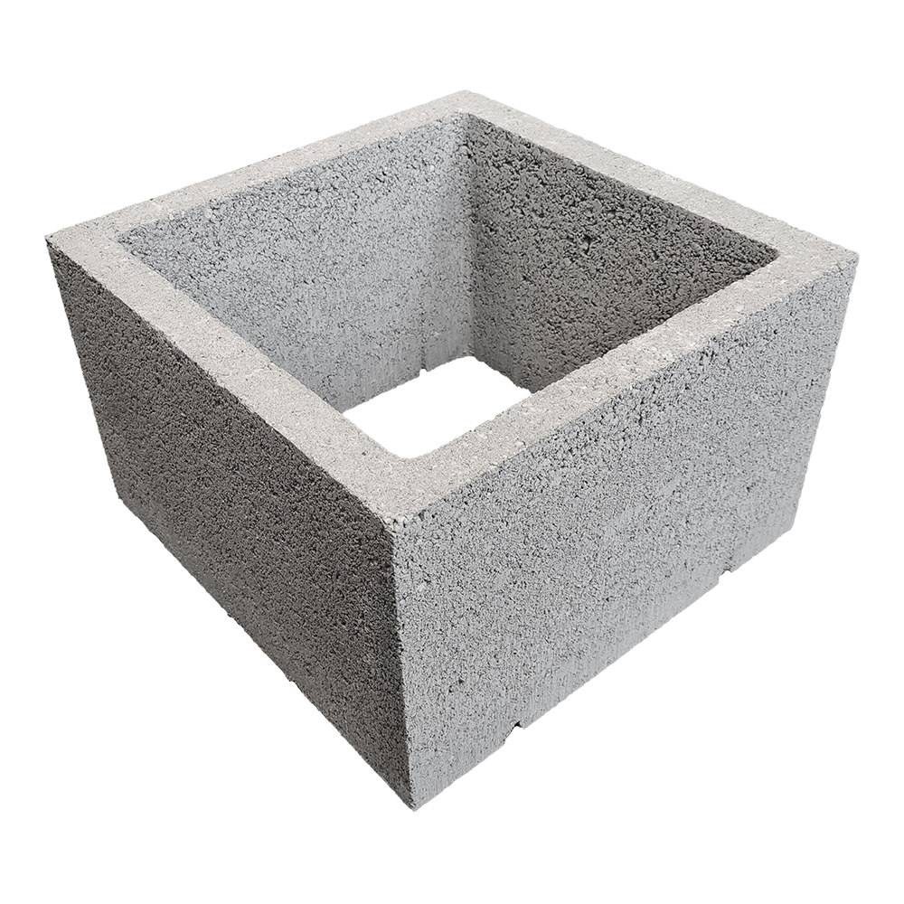 Presbeton Tvarovka sloupková ST 400×400×250 mm hladká přírodní (30)