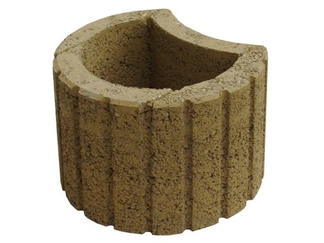 Presbeton Tvárnice svahová Luna LU-1 300×230×200 mm hrubozrnná písková (72)