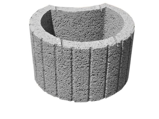 Presbeton Tvárnice svahová Luna LU-2 500×400×300 mm hrubozrnná přírodní (16)