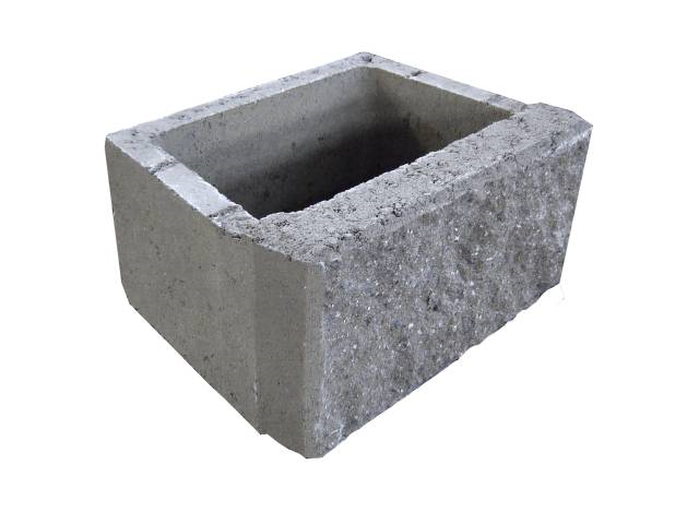 Presbeton Tvárnice svahová Sára S-1 390×295×195 mm štípaná přírodní (48)