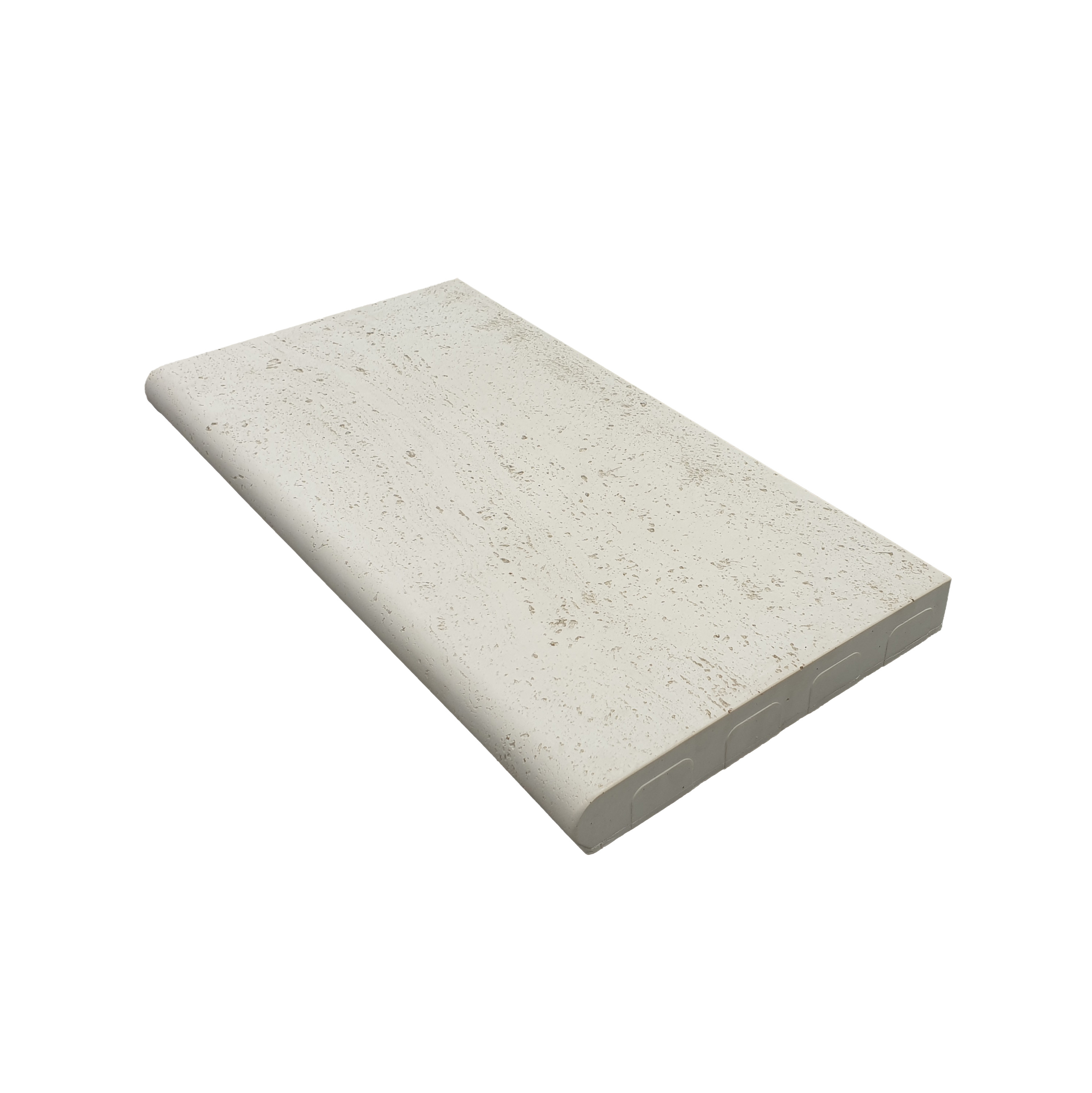 Presbeton Lem bazénový Verto 600×300×45 mm průběžný reliéfní slonovinový (20)