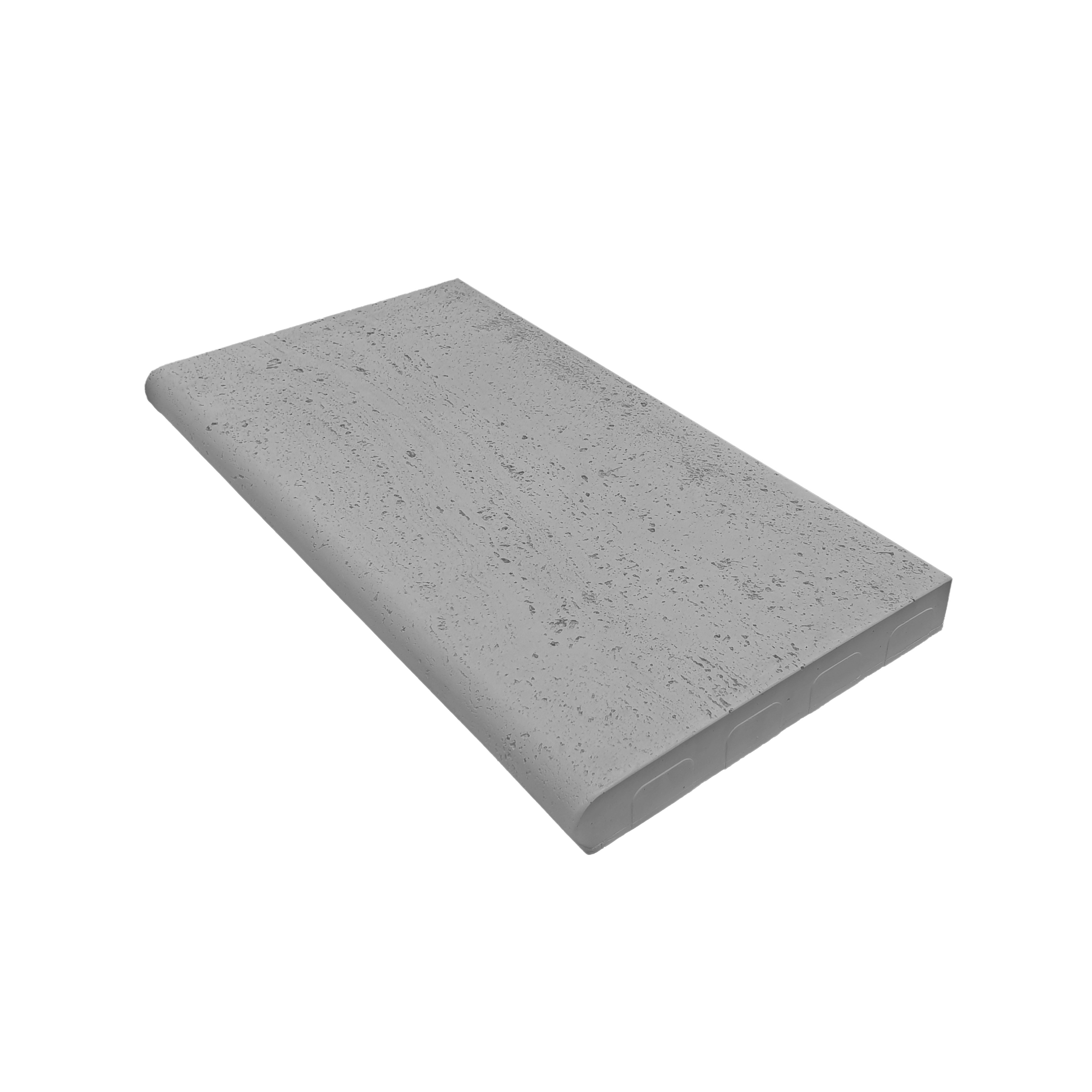 Presbeton Lem bazénový Verto 600×300×45 mm průběžný reliéfní šedý (20)