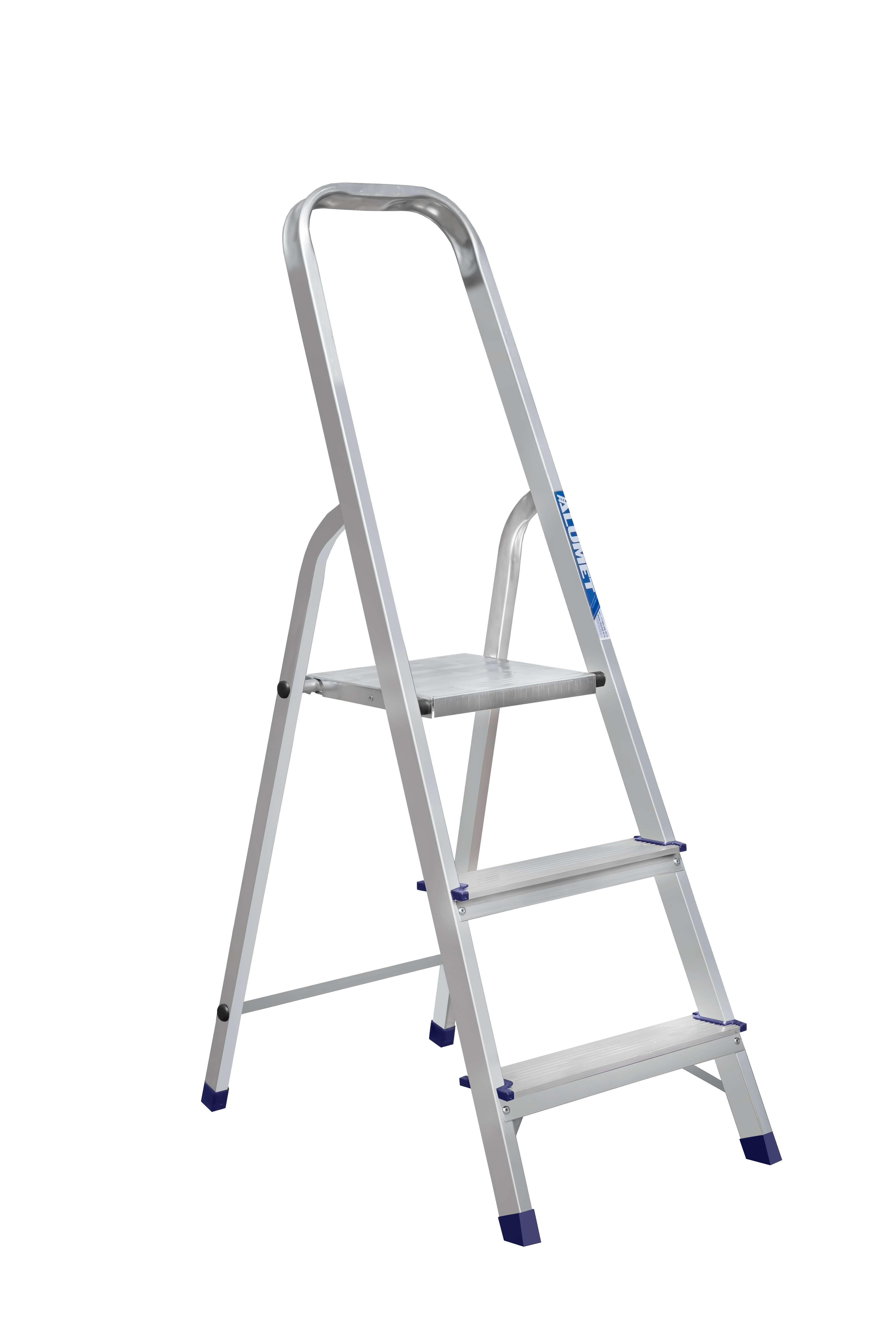 Alumet Schůdky hliníkové jednostranné počet příček 2+1