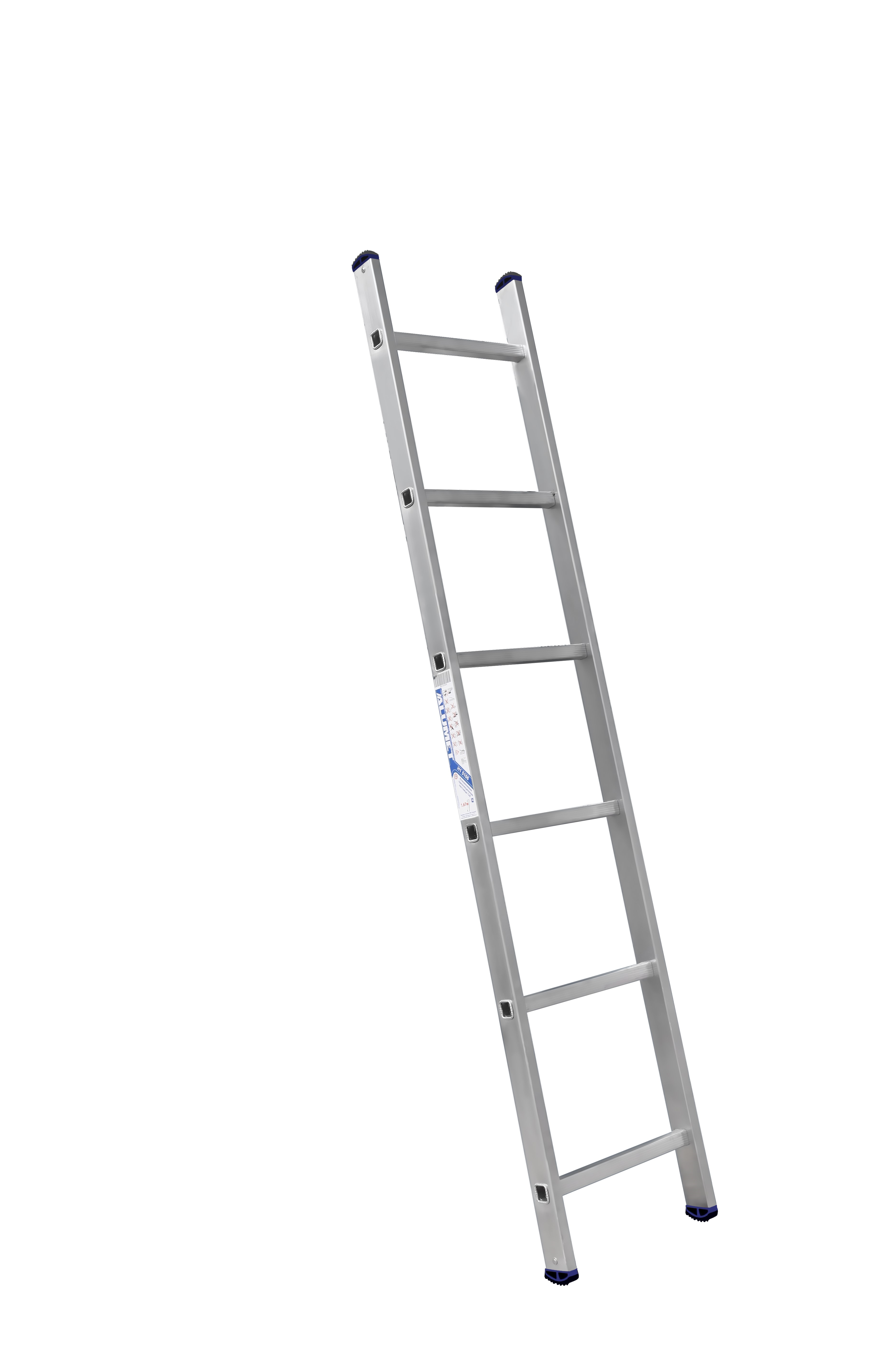 Alumet Žebřík hliníkový jednodílný počet příček 1x6