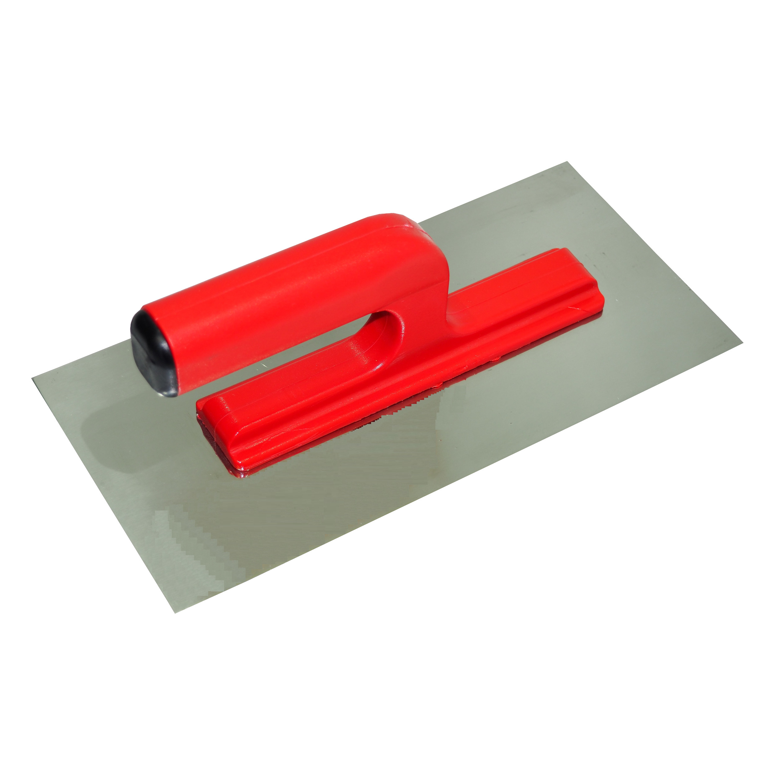 Toptrade Hladítko nerezové, s otevřenou rukojetí, hladké, 270×130 mm