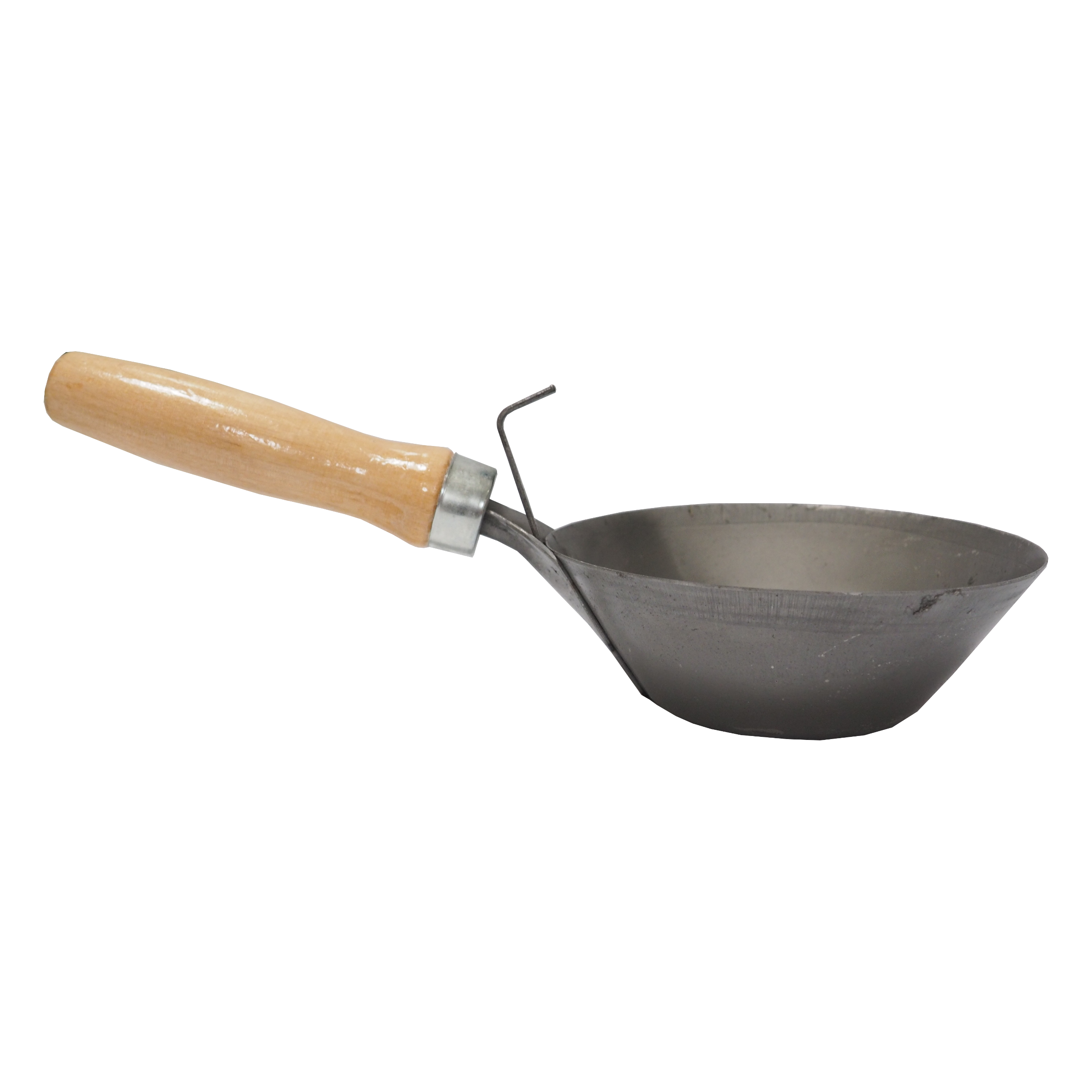 Toptrade Naběračka s rukojetí, ocelová, pr. 180 mm