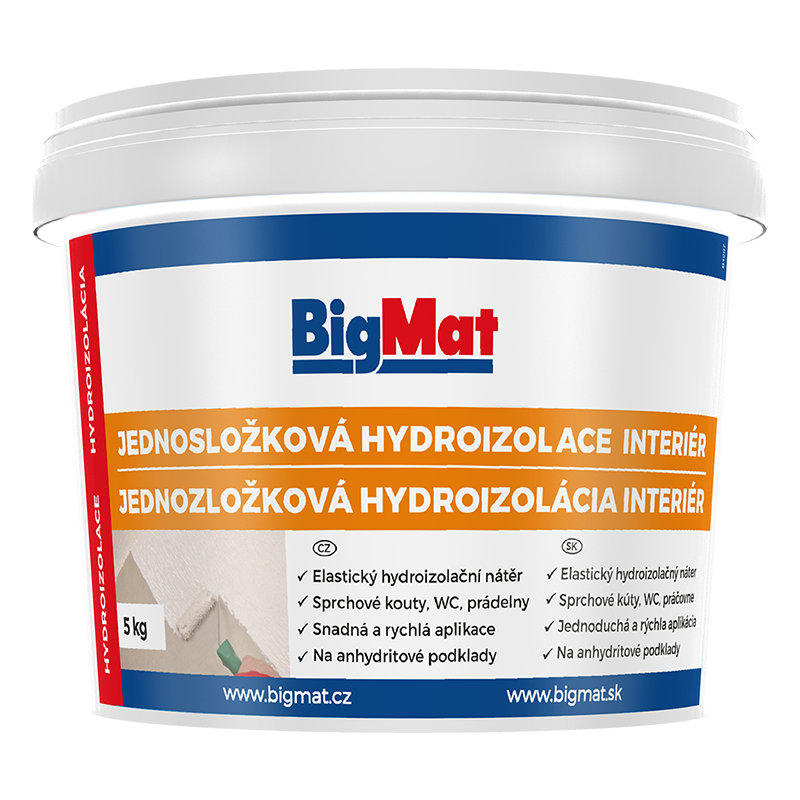 BigMat Hydroizolace jednosložková interiér 5 kg