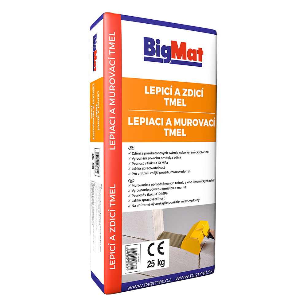 BigMat Tmel lepicí a zdicí 25 kg