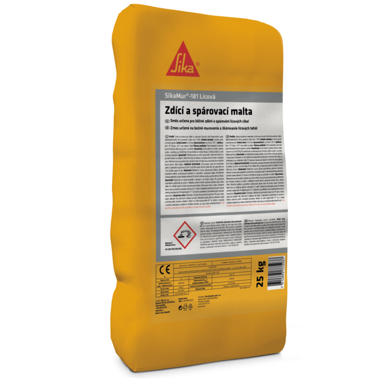 Sika Malta zdicí a spárovací SikaMur-181 Lícová 25 kg