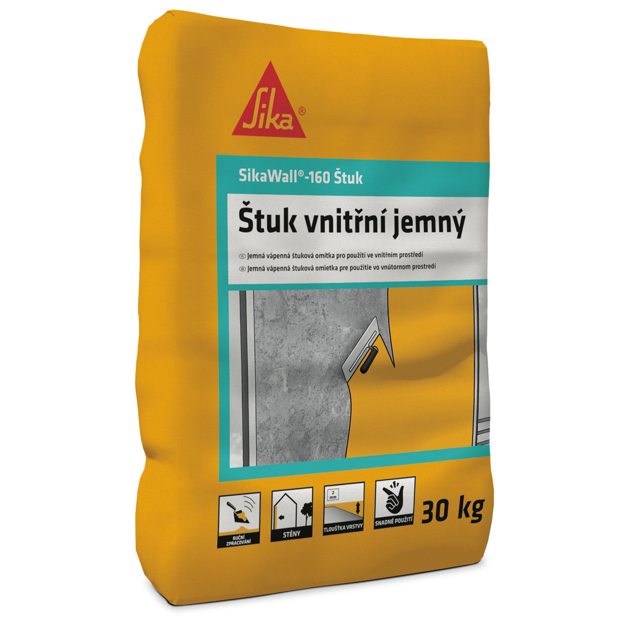 Sika Štuk vnitřní jemný SikaWall-160 Štuk 30 kg
