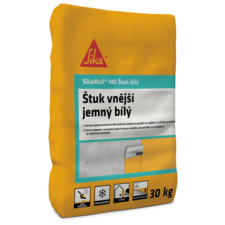 Sika Štuk vnější jemný SikaWall-145 Štuk bílý 30 kg